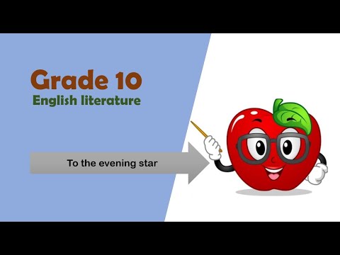 To the evening star by William Black | poem analysis by lit feels