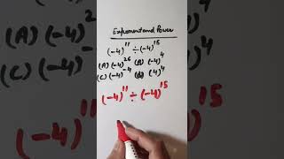 Division of exponents and powers #shorts