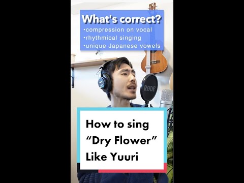 How to Sing "Dry Flower" Like Yuuri in Japanese? #Shorts