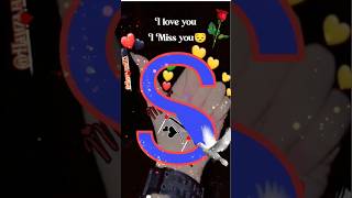 S lattar Status🥀| New Trending Name art🥰 My love Video❤️ Whatsapp #status|