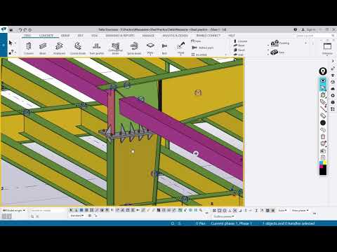 Fundamental of steel Structure||Tekla||Steel Shed||Mezzanine