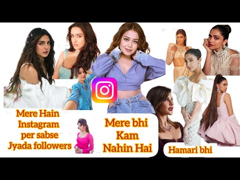 50 million plus followers on Instagram#beautyqueen Bollywood actresses