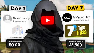 I MONETIZED A Youtube Channel In 7 Days Only To Prove It’s NOT Luck