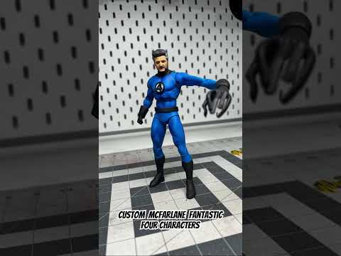 Custom McFarlane Fantastic Four Characters! #fantastic4 #customactionfigures #mcfarlanetoys #marvel