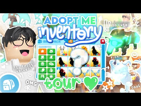 my adopt me INVENTORY tour (rich + preppy :: 😱) !!