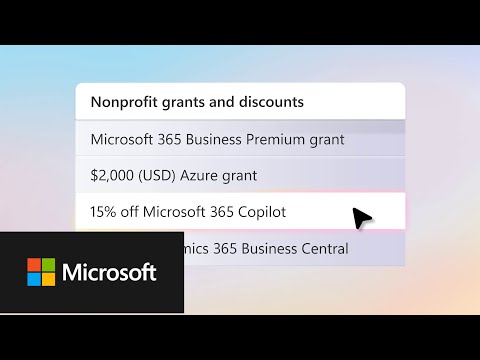 Microsoft nonprofit grants and discounts