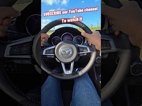 A POV of starting a Mazda MX5 #cars #mazda #miata #mx5 #carreview #speed #speedsterssyndicate