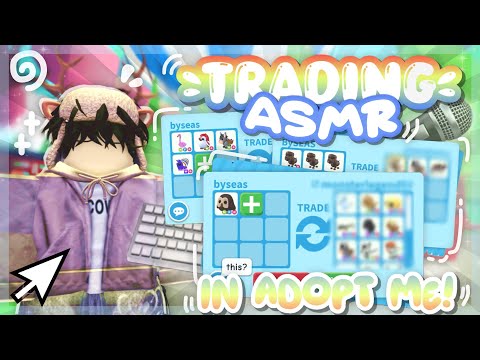 16 MINUTES OF *ASMR* TRADING in ADOPT ME! 🫶🏻 - trade megas and exotics with me !!