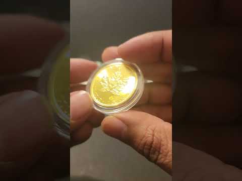 My First 1 Ounce Gold Maple, thank you sports cards!