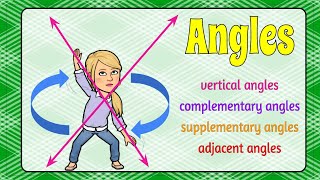 Vertical, Complementary & Supplementary Angles | 7.G.B.5 | Grade 7 Math 💚
