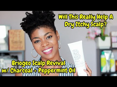 Dry, Itchy, & Irritated Scalp Help?  Briogeo Scalp Revival Conditioner Review & Demo - NaturalMe4C