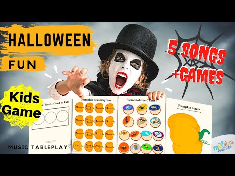🎃 "Halloween Fun" TABLEPLAY PREVIEW | Kids Halloween Songs & Games |  Preschool - Toddler - Element.