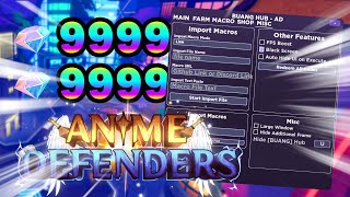 Anime Defenders Script Gui / Macro! (MACRO, AUTOFARM, AUTO SUMMON, AND MORE!)