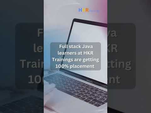 Full stack Java Job guarantee Program - HKR Trainings