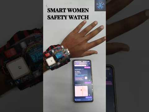 SMART WOMEN SAFETY WATCH ⌚
