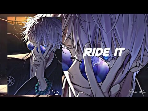 Jay Sean- ride it  speed up + reverb [ edit audio ] by @ rin editz