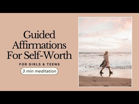 Morning Affirmation Meditation for Self-Worth & Confidence | Empowering Start for Girls & Teens