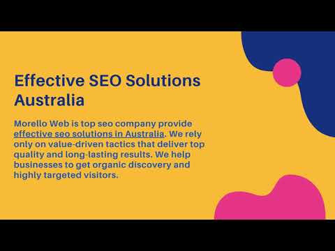 Effective SEO Solutions Australia