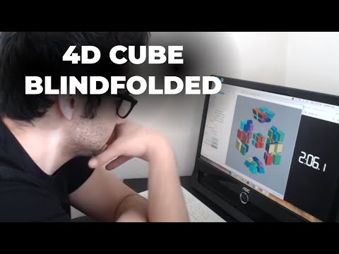 2x2x2x2 Blindfolded