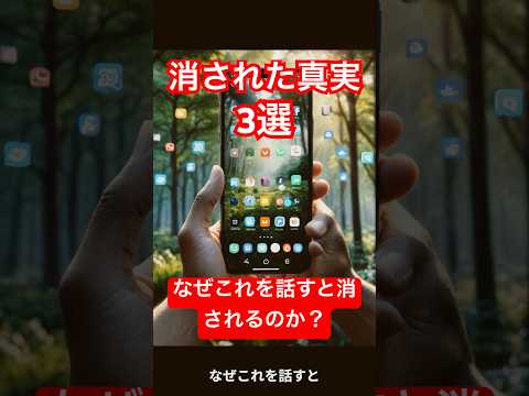 なぜこれを話すと消されるのか？真実を暴露！！