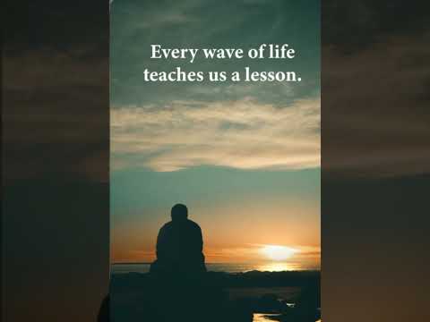 Every wave of life teaches us a lesson.#inspirationalthoughts #shorts #motivational #videos #status