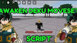 *NEW*🟢🔥Roblox tsb script | Awaken Deku Moveset | Custom SFX, VFX, Animation