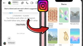 Cara Mengatur Foto di Latar Belakang Obrolan Instagram | Ubah Tema Obrolan di Instagram (2025)