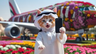 A Tiny Cat’s Big Adventure in Dubai!