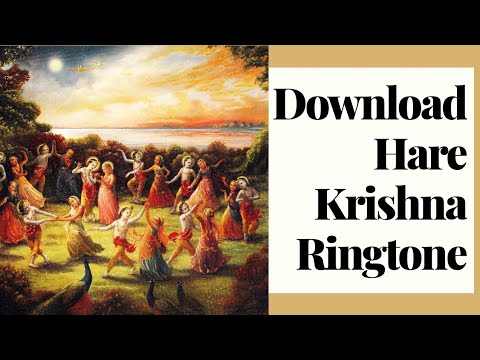 Hare Krishna Ringtone । Download in MP3 । Mahamantra । Hare Krishna Hare Rama ।Link in Description👇
