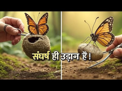 "संघर्ष ही उड़ान है | तितली और कोकून की प्रेरणादायक कहानी""The Butterfly and the Cocoon #buddhawali