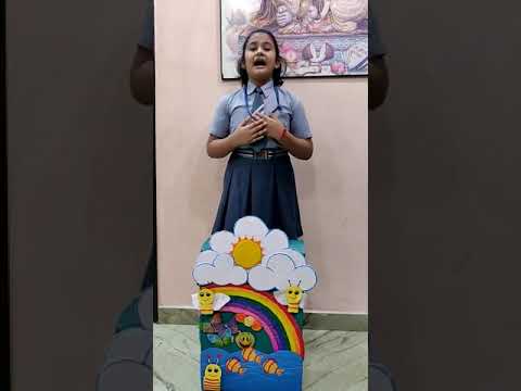 #naturelovers #earth #schoolperformance lshita got 2nd position in compition....)
