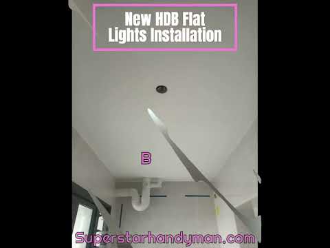 Lights Installation/Replacement  Handyman .Contact us at 9369 1373 to discuss your handyman needs