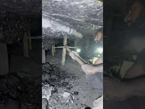 Black diamond mining ⛏️ # #blackgoldmining #coalmining #minecraft