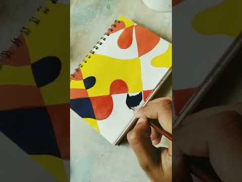 Abstract painting#postercolour