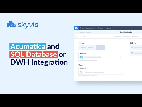 Integrate Acumatica with SQL Database or Data Warehouse
