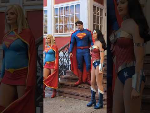 Some SUPER Character Meet & Greets 🦸🏻‍♀️ Movie World Australia ✨ #ASMR #Shorts