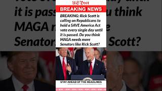 🚨 BREAKING: Rick Scott Rallies Support for SAVE Act Ahead of Senate Showdown #shorts