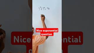 A Nice exponential equation problem. #matholympiadproblem #mathshorts #exponential