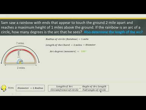Measure Angle & Length  of Arc | Geometry | Grade 7-8  | Math challenge