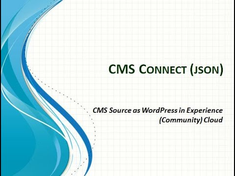 Salesforce CMS Connect (JSON) using WordPress