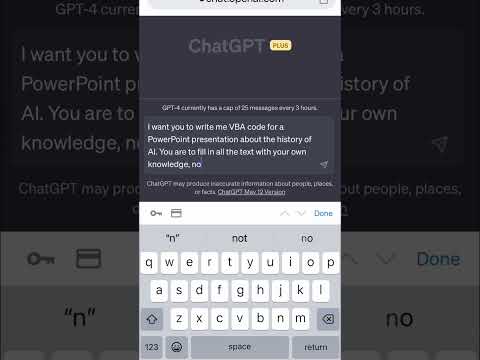 Chat GPT new update ✅️✅️ #chatgpt #technology #nextgenai #viralvideo #fyp
