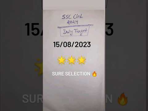 कर लोगे?🔥 Inspector ban jaoge 🌟🌟🌟 | ssc cgl 2024 daily targets| Maths English GS Reasoning|