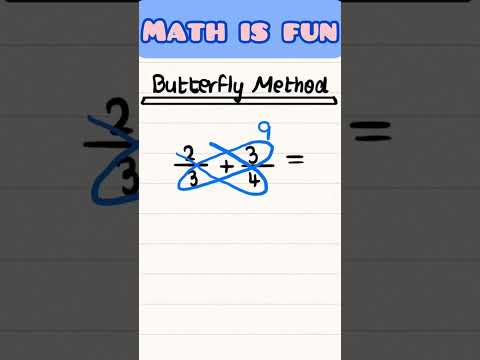 Amazing Butterfly Addition Trick!!!!😳
