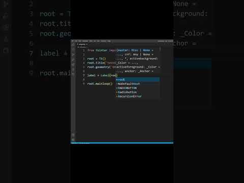 how to add text your GUI in python tkinter | #shorts ,#python ,#pythonprogramming