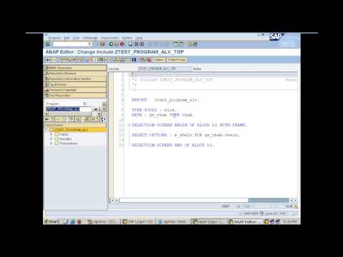 Creating your first ALV report - Day 8
