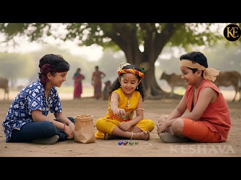 बाल कान्हा को कांचे के खेल में कोई नहीं हरा पाया? | यशोमती मैय्या के नंदलाला | Shree Krishan Leela