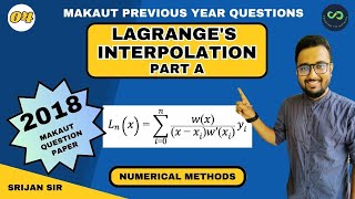 Lagrange's Interpolation Part A | Unequal Spaced | Interpolation | Numerical Methods