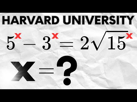 Germany | Can You Solve This Harvard Admissions Question? | Olympiad Algebra Problem