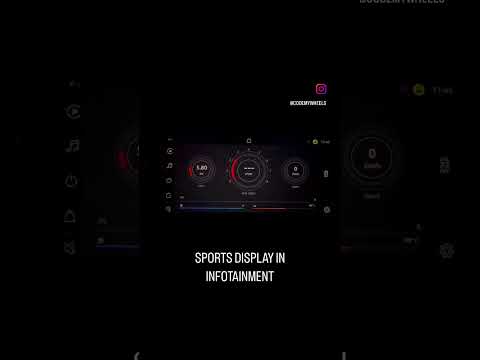 Coded Sports Display In Infotainment For Virtus Slavia Taigun Kushaq
