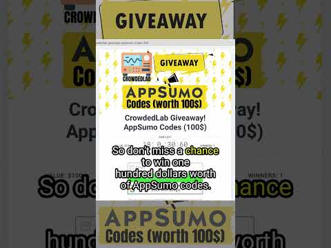 Giveaway! AppSumo Codes Worth 100$!  [Summer 2024]